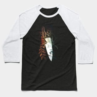 The Girl And The Knife As a Mirror Baseball T-Shirt